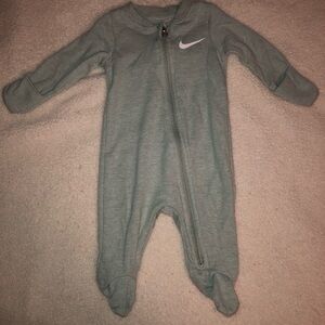 Nike baby boy zip up onesie